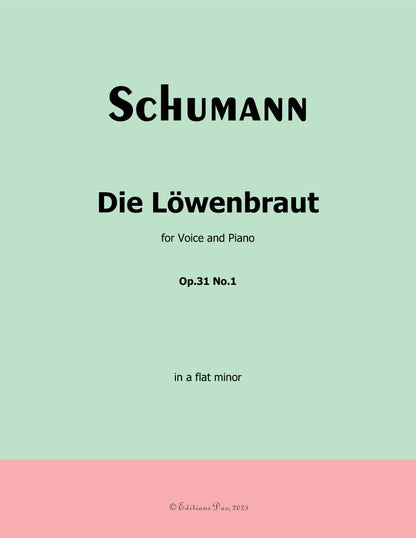 Die Lowenbraut, by R. Schumann