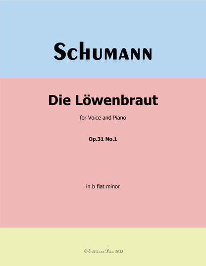 Die Lowenbraut, by R. Schumann