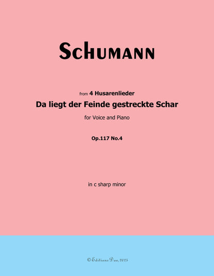 Da liegt der Feinde gestreckte Schar, by R. Schumann