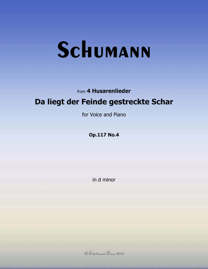 Da liegt der Feinde gestreckte Schar, by R. Schumann