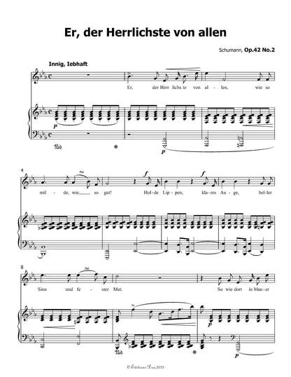 Er,der Herrlichste von allen, by R. Schumann