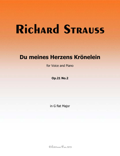 Du meines Herzens Kronelein, by Richard Strauss