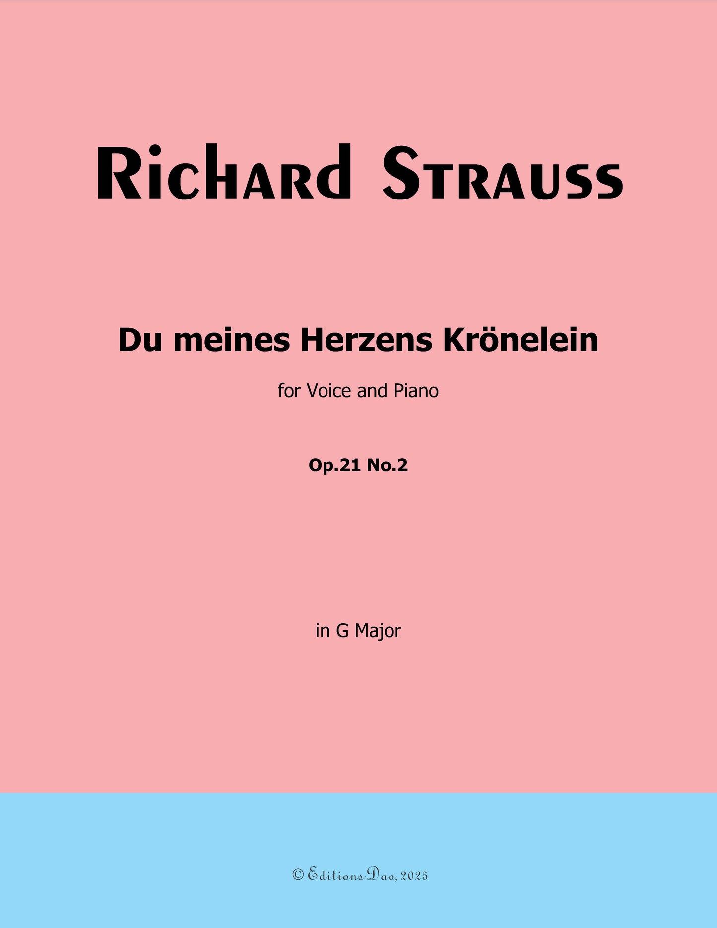 Du meines Herzens Kronelein, by Richard Strauss