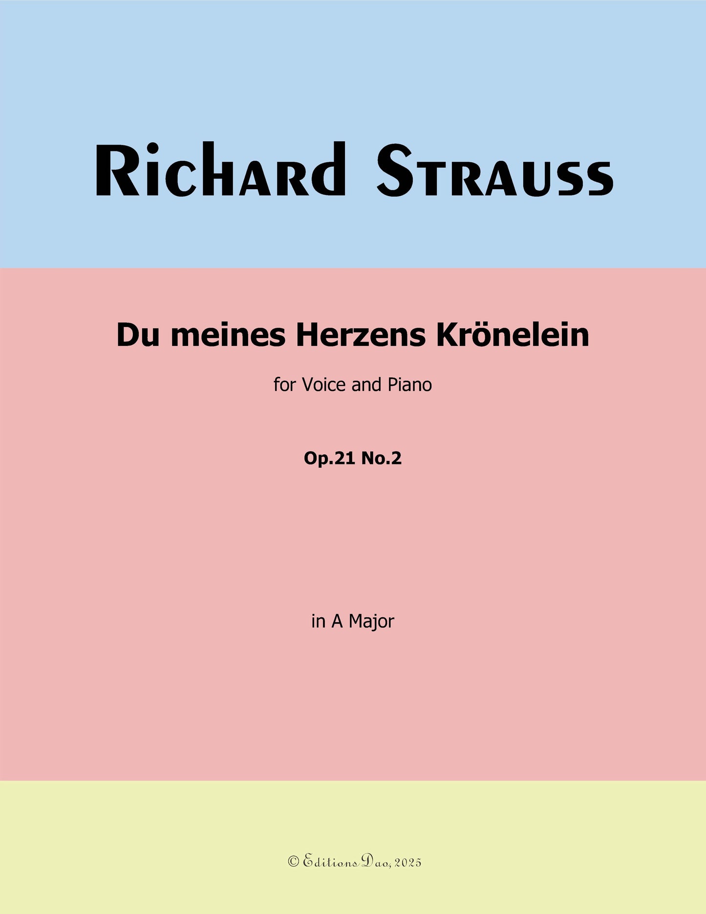 Du meines Herzens Kronelein, by Richard Strauss
