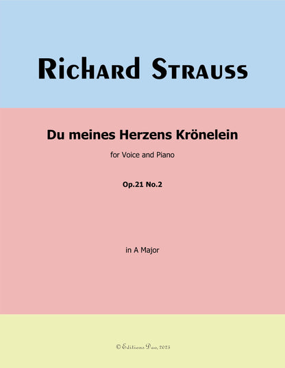 Du meines Herzens Kronelein, by Richard Strauss