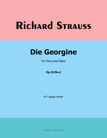 Die Georgine, by Richard Strauss