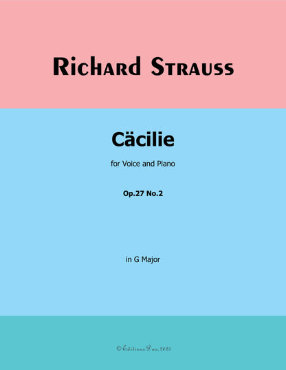 Cacilie, by Richard Strauss