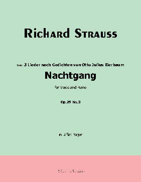 Nachtgang, by Richard Strauss