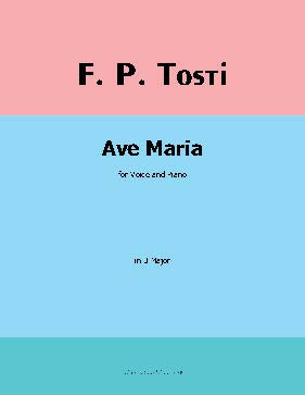 Ave Maria, by F. P. Tosti
