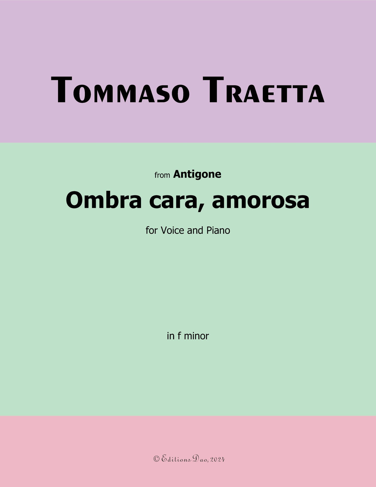 Ombra cara,amorosa, by Traetta