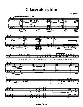 Il lacerate spirito, by Verdi