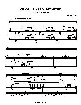 Re dellabisso,affrettati, by Verdi