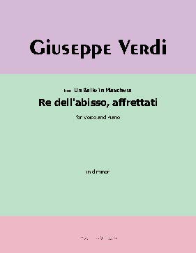 Re dellabisso,affrettati, by Verdi