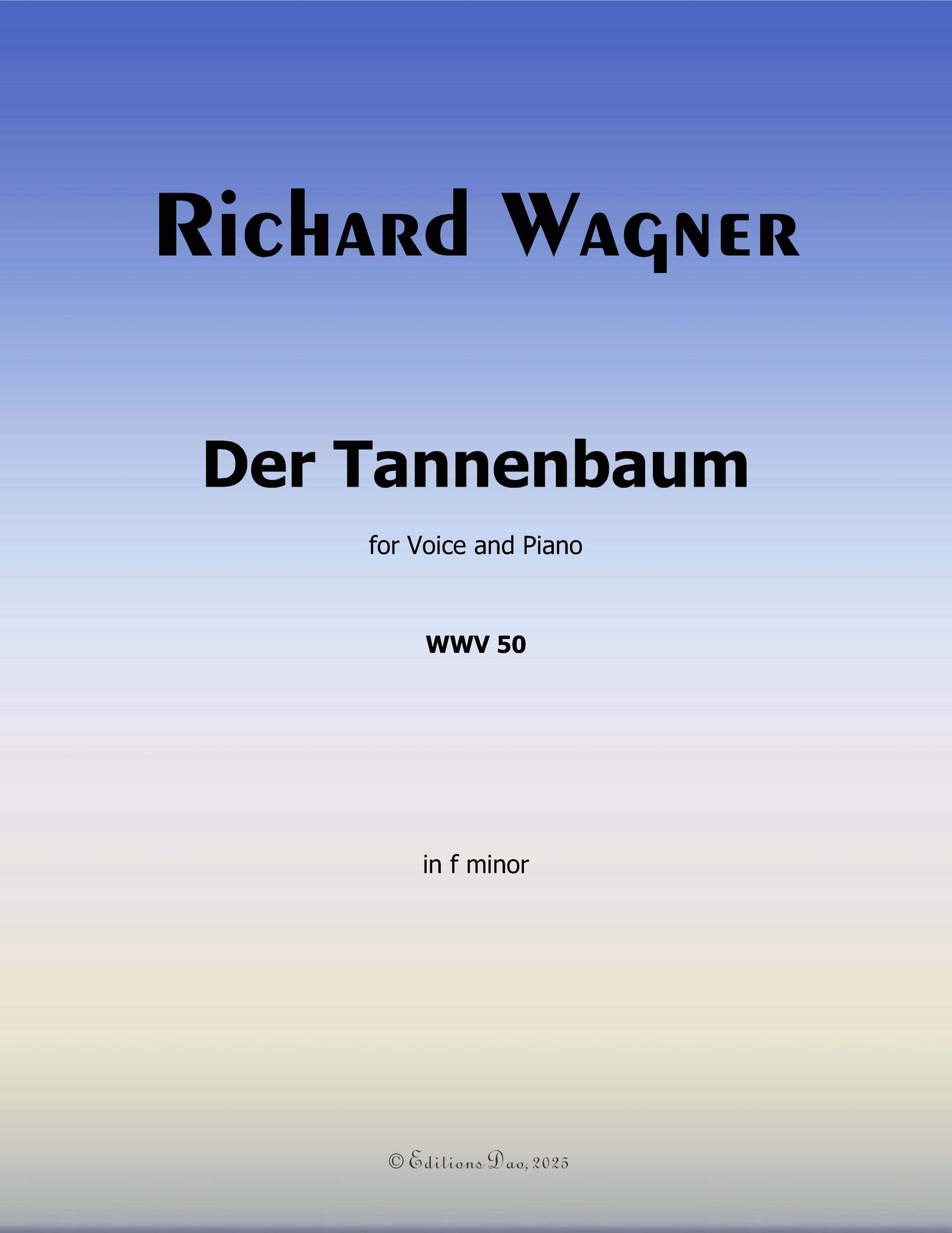 Der Tannenbaum, by R. Wagner