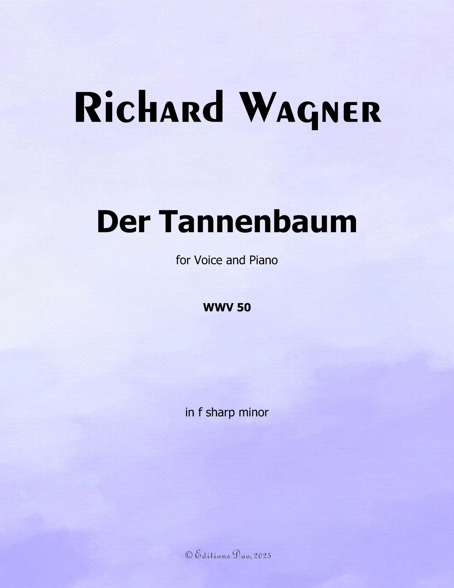 Der Tannenbaum, by R. Wagner