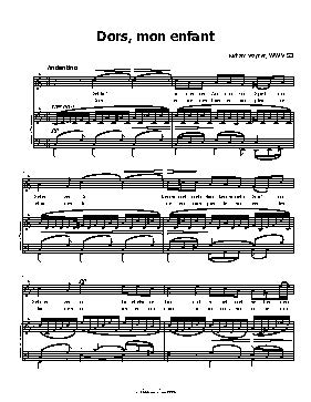 Dors,mon enfant, by R. Wagner
