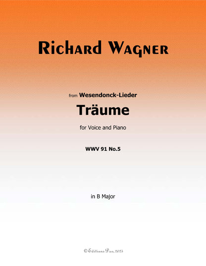 Träume, by R. Wagner