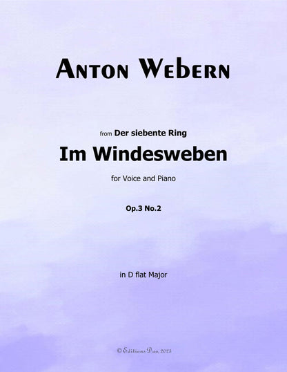 Im Windesweben, by Webern