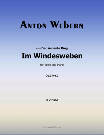Im Windesweben, by Webern