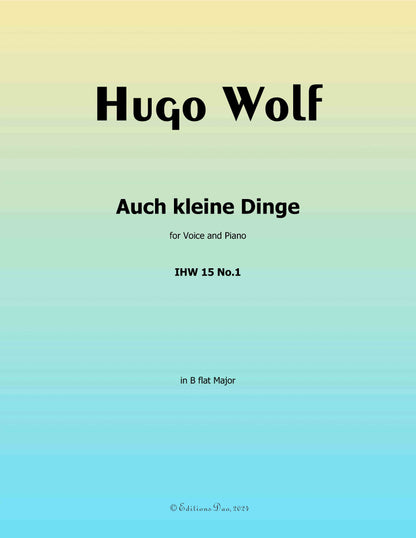 Auch kleine Dinge, by H. Wolf