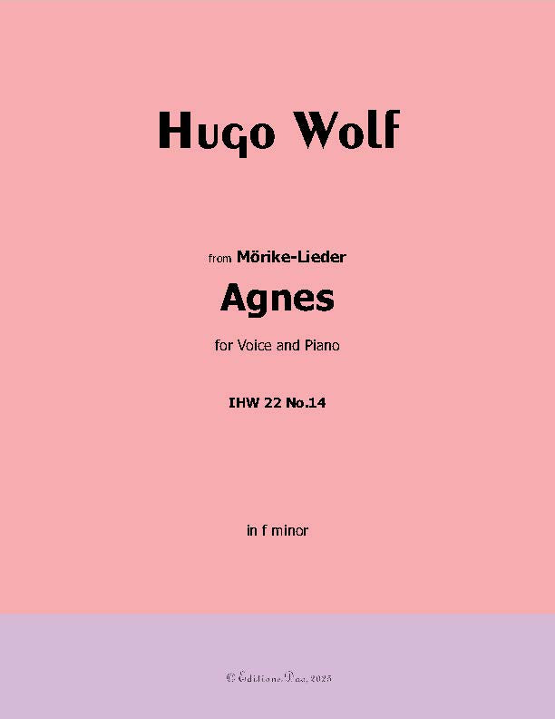 Agnes, by Hugo Wolf