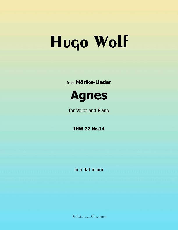 Agnes, by Hugo Wolf
