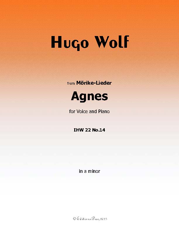 Agnes, by Hugo Wolf