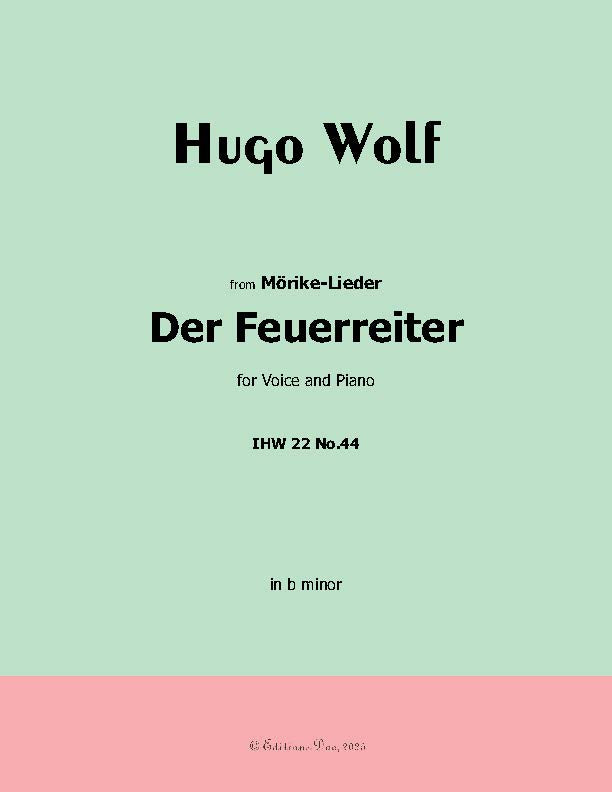 Der Feuerreiter, by Hugo Wolf, IHW 22 No.44