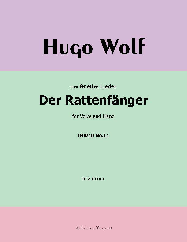 Der Rattenfänger, by Hugo Wolf