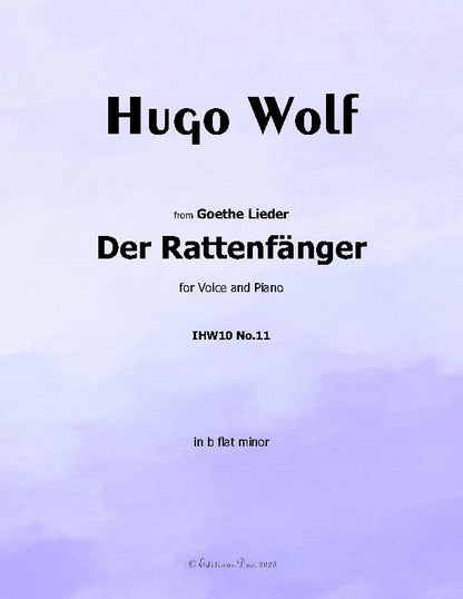 Der Rattenfänger, by Hugo Wolf