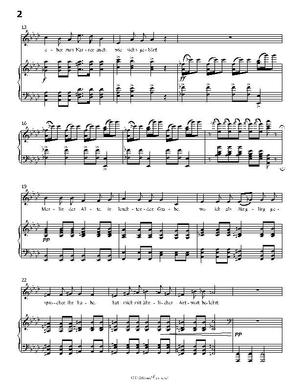 Cophtisches Lied I, by Hugo Wolf